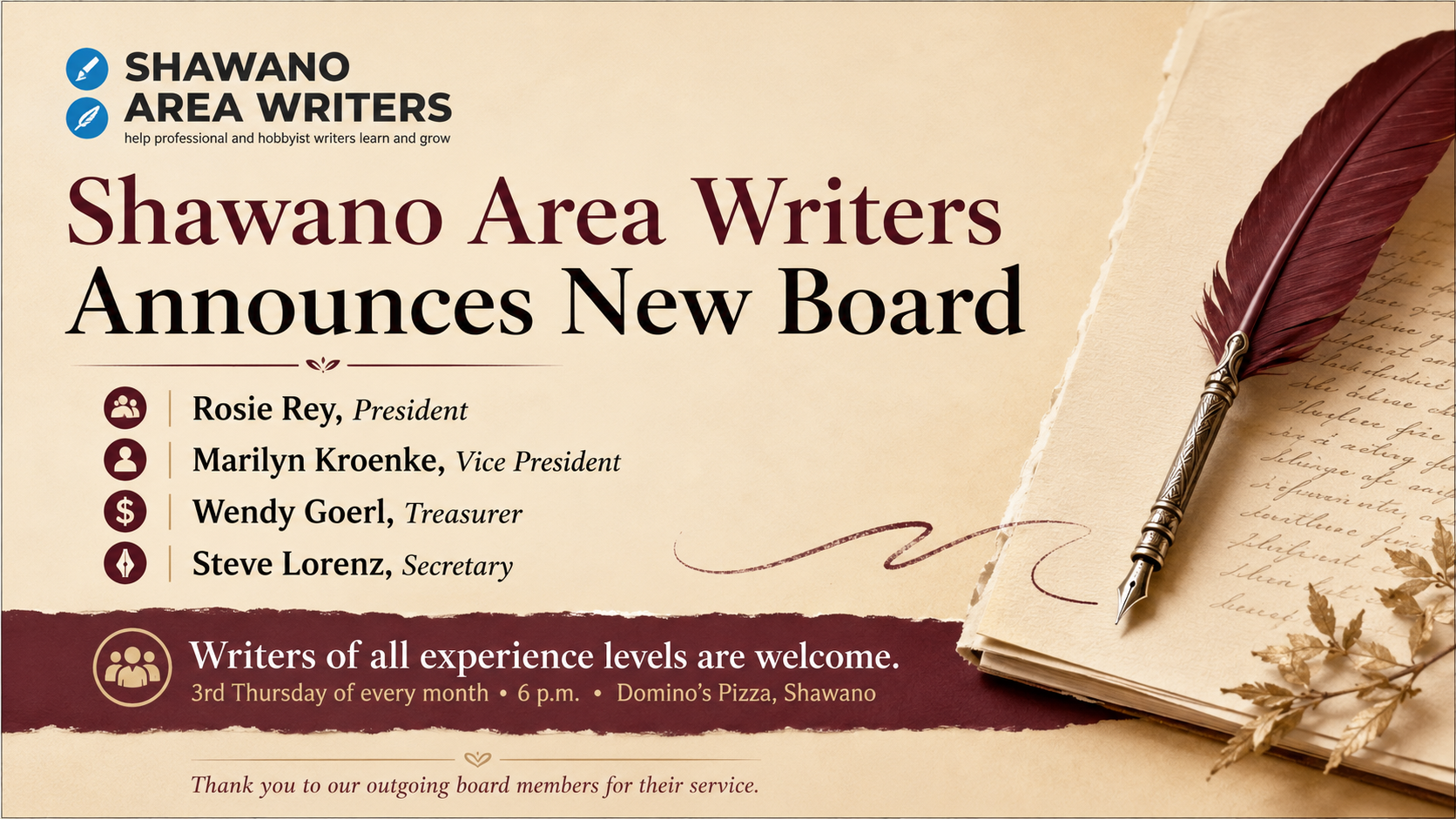2026 New Board Announced